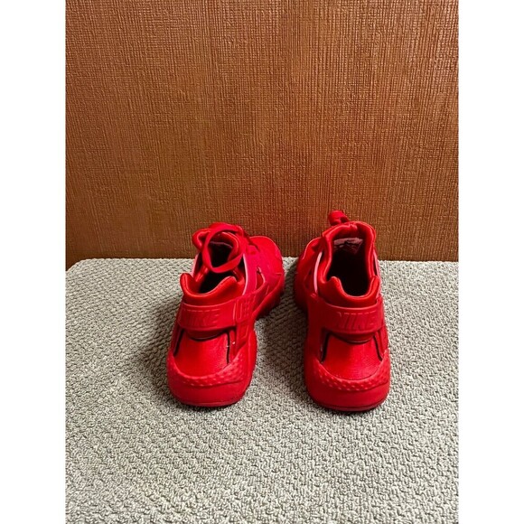 NIKE YOUTH AIR HUARACHE RUN # 654275-800 RED RUNNING SHOES SIZE 6Y - Picture 5 of 6